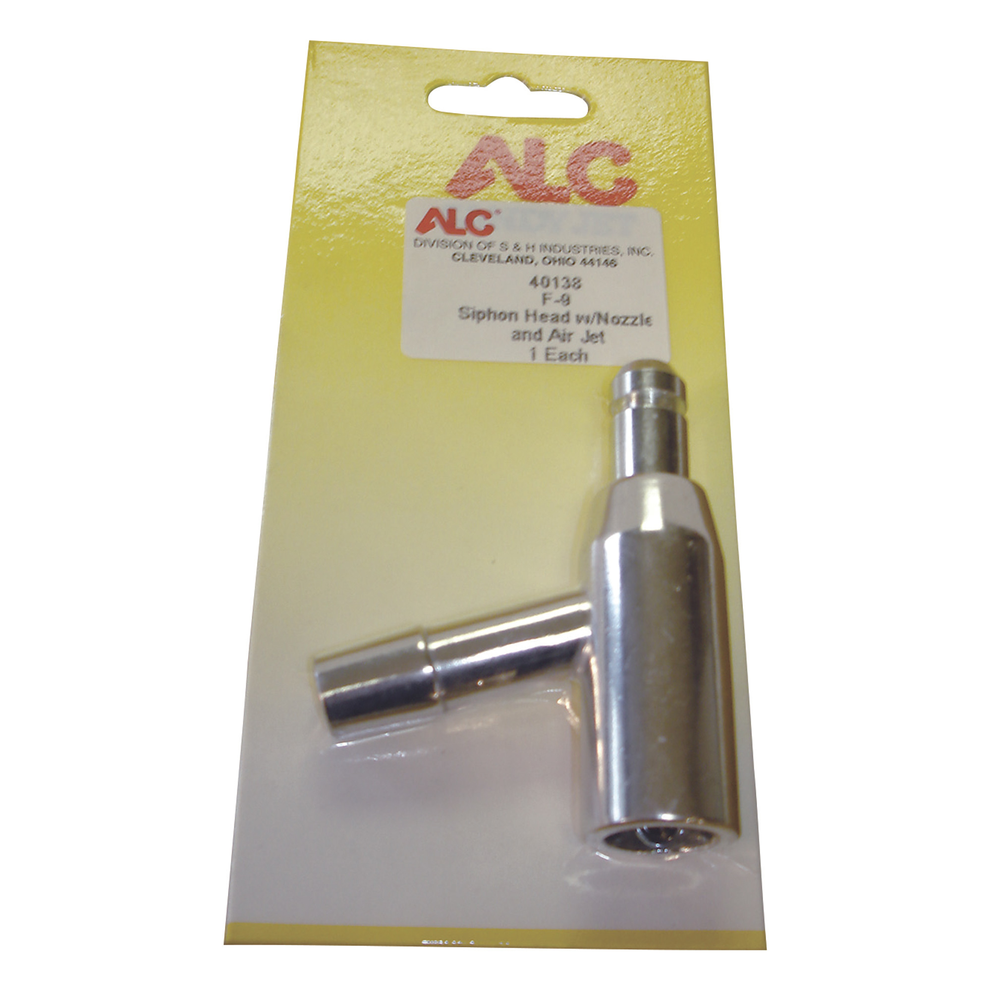 ALC Siphon Head with Abrasive Blasting Nozzle and Air Jet, Model# 40138